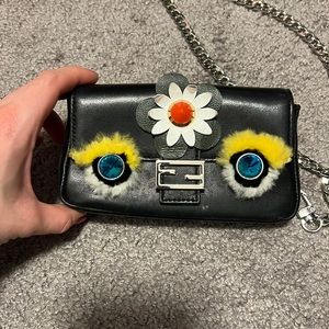 Fendi monster micro baguette